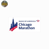 Chicago Marathon bank of america running sticker