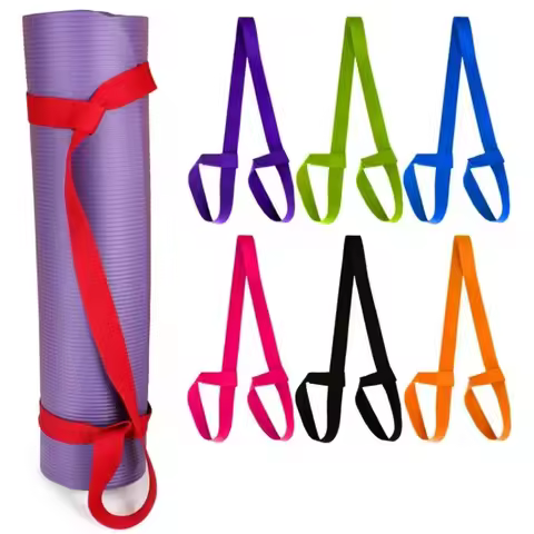 Yoga Mat Carry Belt Strap Adjustable Shoulder Strap for Yoga Mat Sling Pilates Sport Band Exercise F