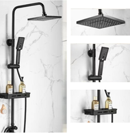 Shower Tiang Set Panas-Dingin/Shower Kamar Mandi Set 4 in 1 Dengan Faucet Shower Kamar Mandi Panas