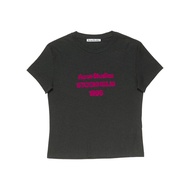 ACNE STUDIOS Stockholm 1996 Logo Tee Black (SS26)
