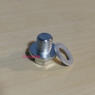 M12*1.5 Drain Plug/Oil Sump Nut w/ Washer Perodua Alza Axia Bezza Myvi Viva Kancil Kenari Kembara Rusa