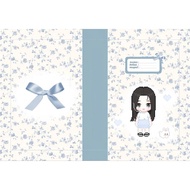 Aesthetic Book Cover/ Cute Book Cover/ Book Cover Cute Book Cover/biru