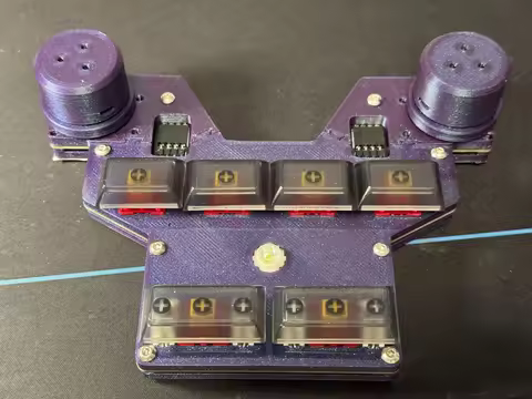 SDVX Style Mini Magnetic Arcade Controller | 1000Hz Hall Effect Joystick for Malody/OSU/Muse Dash | 