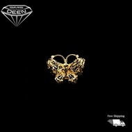 SMS DEEN Butterfly Ring, ±2.1GM - ±3.3GM - Gold 916 Emas - Cincin Rama-Rama