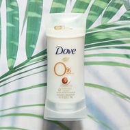 (Dove®) Women 0% Aluminum Moisturizers Deodorant Stick 74g โรลออนระงับกลิ่นกายสำหรับผู้หญิง