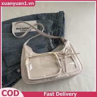 XUAN Waterproof Y2k Harajuku Transparent Ita Bag Korean Fashion Adjustable Crossbody Shoulder Bag fo