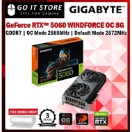 GIGABYTE RTX5060 TI WINDFORCE OC 8GB GDDR7 GRAPHICS CARD ( GV-N506TWF2OC-8GD ) /GeForce RTX™ 5060 Ti