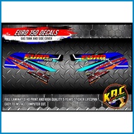 ◰ ▯ ⇦ EURO 150 Gas tank Decals sticker