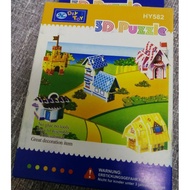 kids gift educations 3D house builder puzzle