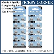 【MY Ready Stock】LR44 AG13 AG10 AG4 AG6 Alkaline Button Cell Watch Battery