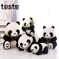 9/10/12/16cm Plush Panda Christmas Gift Soft cloth Toy Kneeling Sitting Present Doll