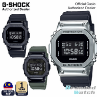 [รับประกัน CASIO อย่างเป็นทางการ] Casio G-Shock Origin GM5600 GM-5600กรณีเหล็ก Jam Tangan Digital สายเรซิน (นาฬิกาผู้ชาย/ผู้ชาย/นาฬิกา Casio สำหรับผู้ชาย/นาฬิกา Casio/นาฬิกาข้อมือสำหรับผู้ชาย/G Shock Original/นาฬิกาโอริ) GM5600-1 GM5600B 1 GM5600B 3