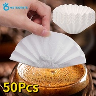 50Pcs Replacement White Coffee Dripper Papers Disposable Hand Brewed Coffee Filters Home Office Coffee Making Tools