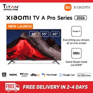 2026 Xiaomi TV A Pro 43"|55"|65" 4K QLED Display|120Hz|Google TV|Apple AirPlay