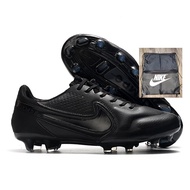 * 100% Ori * legenda baru sembilan generasi Nike all-knit FG sepatu bola sepak Tiempo Legend 9 elite