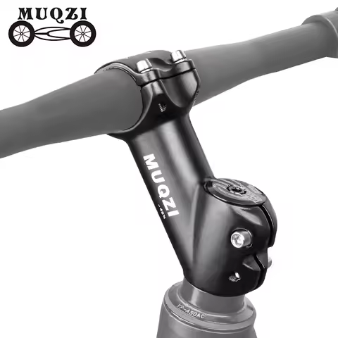 MUQZI 31.8 Bike Stem MTB Stem 45 Degree 65mm For 31.8mm Road Folding Mountain Bicycle Handlebar