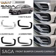 AMAZING PROTON SAGA MC2 2021-2024 FRONT BUMPER CANARD TRIM GARNISH FOG LAMP AIR DUCT CANARD EXTERIOR