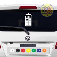 Stiker Kaca Belakang Mobil Doctor Who Tradis