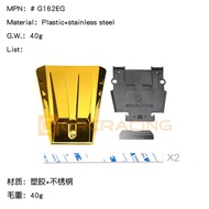 for Plastic Hidden Body Pillar + Flip-up Engine Cover Accessories 1/10 RC Crawler Car Trxs TRX4 G500