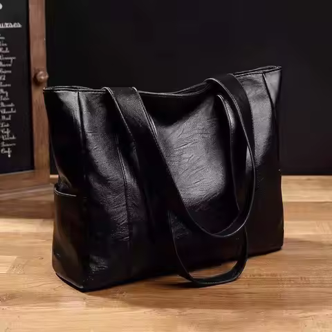 Tote Bag Beg Tangan Wanita Tote Bag Leather Handbag Besar Shoulder Bag Women Handbag Woman Bag Perem