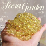 6-Pointed Starlight Lemon Crystal Citrine Bracelet 5-14 Mi Pure Natural Unoptimized With Energy Five