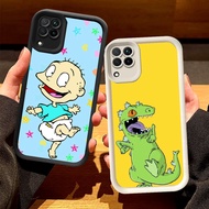 O-37 Rugrats Casing for Samsung Galaxy A22 A12 5G Black and White