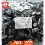 ELCO CAPACITOR ELKO 100UF 100 UF 250V 250 NICHICONVOLT