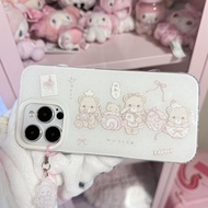 realme 11 5g casing casing realme c15 Cartoon Cartoon Dessert Bear Suitable for OPPOreno13/12/11 Pho