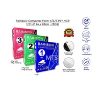 Rainbow Computer Form 9.5"X11" 1PLY/2PLY/2PLY 2UP/3PLY/3PLY WPY/3PLY 2UP