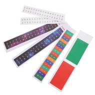 【No-profit】 5 Sets 17 Keys Kalimba Thumb Piano Note For Beginner Learner Musical And Kalimba Scale Sticker Percussion