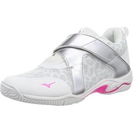 Mizuno Fitness Shoes Wave Diverse LG LITE 2 Indoor Studio Gym Exercise White/Pink/Silver 27.5 cm 2E