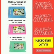 TALENAN WARNA WARNI TALANAN TATAKAN POTONG. ALAS PLASTIK JUMBO TEBAL