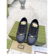 Gucci Dirty Shoes - White & Denim Effect | Casual Sneakers for Men & Women