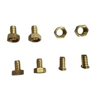 Hato Compressor Valve Standard Hose Connection 1/ 4 3 x 8mm Hato Brass Standard Clutch Nipple/ 1/ 4 