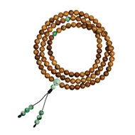 【正佳珠寶】加里曼丹沉香 飄陽綠翡翠 6mm 平安轉運珠 加里曼丹