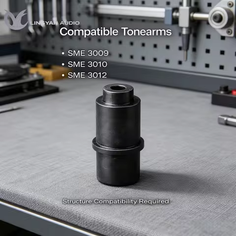 Through-Hole Ø3mm Rubber Coupling for SME 3009 3010 3012, Rear Arm Tube Mechanical Part