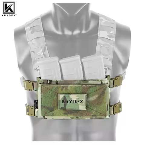 KRYDEX 500D Tactical Micro Fight Chassis Pouch Spiritus Style Front Panel Placard For MK3 MK4 Chest 