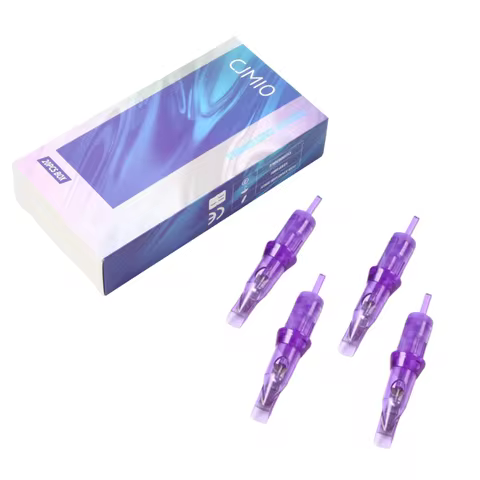 20PCS Purple Tattoo Cartridge Needles 5RM/7RM/9RM/13RM/15RM Disposable Magnum Arc/circular Eyebrow N