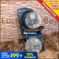 stroller for toddler ❈Apruva Stroller SD-003R Multifunctional Blue with Rocking Features for Baby❈