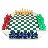 Four-player Chess by4A game of chess played together by individuals European and American Popular