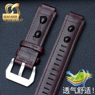 Genuine Leather Watch Strap for timex Tide T2n739 T2n720 T2n721 T45601 T2p141Series watchband 24*16mm