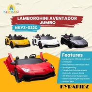 ORIGINAL Mainan Mobil Aki Anak Lamborghini Aventador Jumbo Licensed