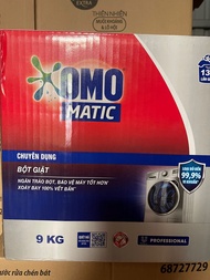 Bột giặt Omo chuyên dụng 9kg siêu tiết kiệm cho khách sạn nhà hàng tiệm giặt ủi...bao bì mới mẫu mới