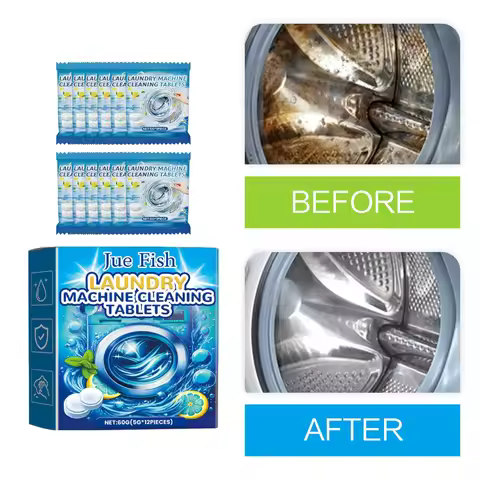 Washing Machine Cleaner Tablet Washer Deep Cleaning Tank Effervescent Descaling Machine Odor Removal