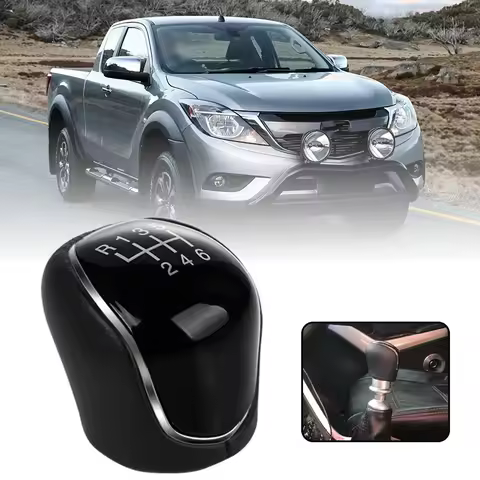 6-Speed MT Gear Shift Knob Lever Head For Ford Ranger Focus Mk2 Mk3 Mondeo Mk4 Kuga, Mazda BT50 Tran