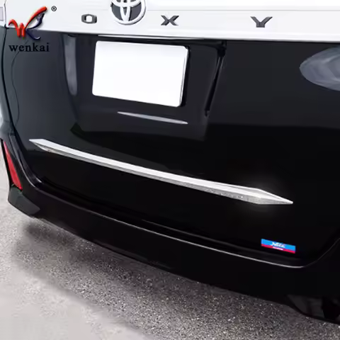 Rear Tail Door Trim Cover Stainless Steel External Accessories For Toyota Voxy Noah 80