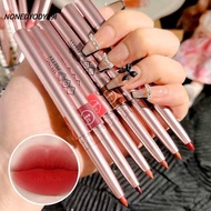 NONEDYODYE9I Lip Liner Pen, Non-stick Cup Nude Lipstick Pen, Cosmetic Lasting Matte Waterproof Lipli