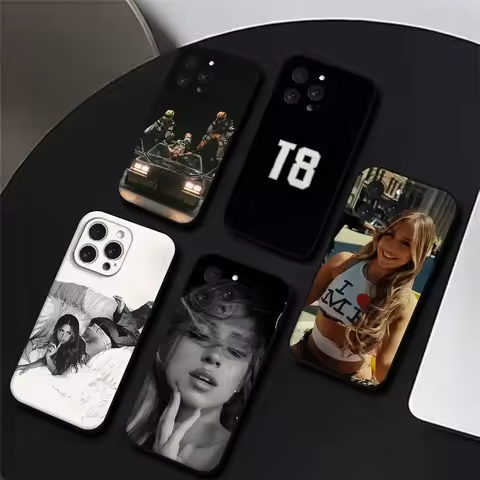 Tate McRae Phone Case For IPhone 17,16,15,14,13,12,11 Plus,Pro,Max,XR,XS,X,7,8 Plus,Mini Black Silic