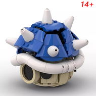 2025 Relive Childhood! MOC 40787 Spiny Shell Turtle Kart Anime Blocks Sets DIY for kids Cute Pets Ch