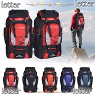LETTER 80L Hiking Backpack  Sports Men's Camping Mountaineering
